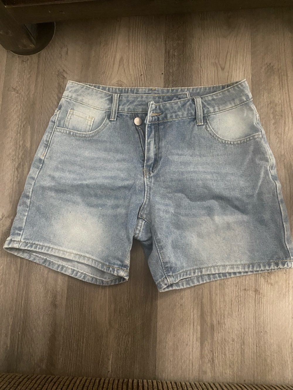 Light Wash Denim Shorts